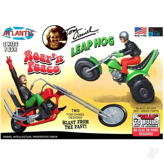 Atlantis Models Roar'n Peace & Leap Hog Snaps 2 Pack Tom Daniel (4 colors) CM6600