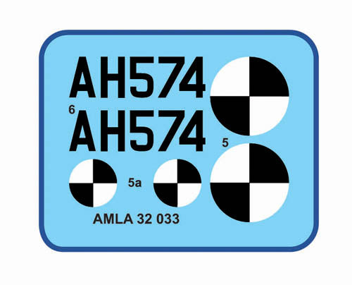 AML AMLA32033 1:32 Bell Airacobra Mk.I, AH574 for Royal Navy tests