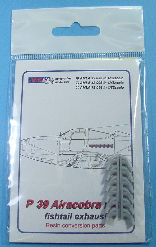 AML AMLA32035 1:32 Bell P-39 Airacobra Mk.I fishtail exhaust