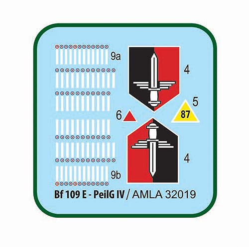 AML AMLA32019 1:32 Messerschmitt Bf-109E-4_PeilG IV Day fighters