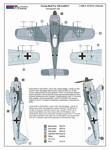 AML AMLA32023 1:32 Focke-Wulf Fw-190A-8/R11 with FuG 217 J-2 Neptun
