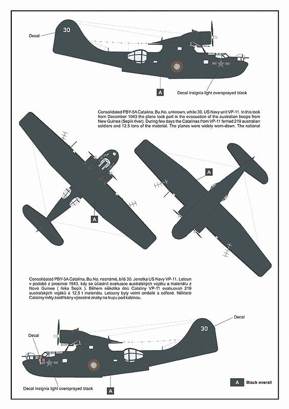 AML AMLA44006 1:144 Consolidated PBY-5A Catalina Black Cat