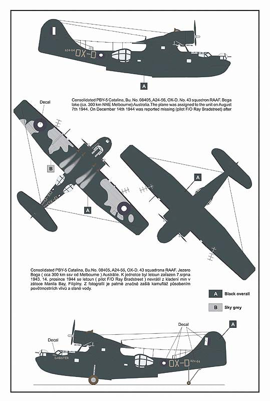 AML AMLA44007 1:144 Consolidated PBY-5 Catalina Black Cat