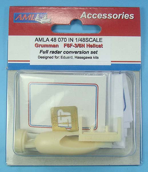 AML AMLA48070 1:48 Full radar conversion set for the Grumman F6F-3/6N Hellcat