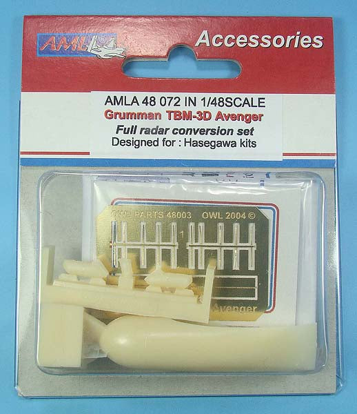 AML AMLA48072 1:48 Full radar conversion set for the Grumman TBM-3D Avenger