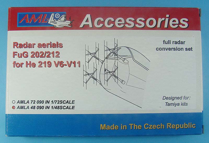 AML AMLA48090 1:48 Radar aerials FuG 202/212 for Heinkel He-219 V6-V11