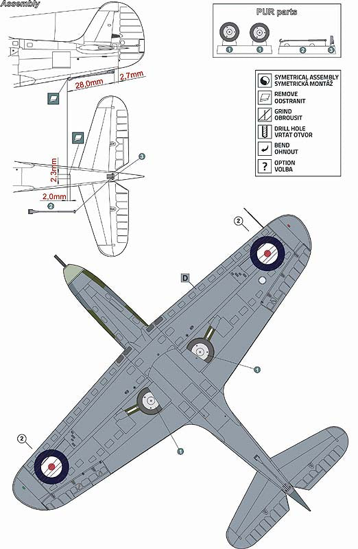AML AMLA48094 1:48 Bell Airacobra Mk.I AH574 for Royal Navy tests