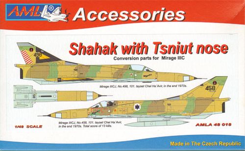 AML AMLA48018 1:48 Dassault_Mirage IIICR/Tzniut