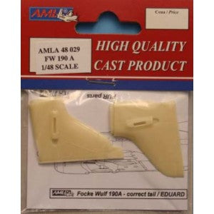 AML AMLA48029 1:48 Focke-Wulf Fw-190A corrected tail