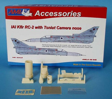 AML AMLA48046 1:48 IAI Kfir RC-2 / Tsniut camera nose Conversion set