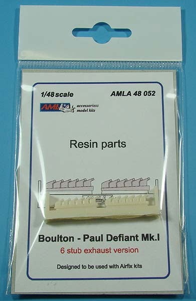 AML AMLA48052 1:48 Boulton-Paul Defiant Mk.I-6 stub exhaust versions