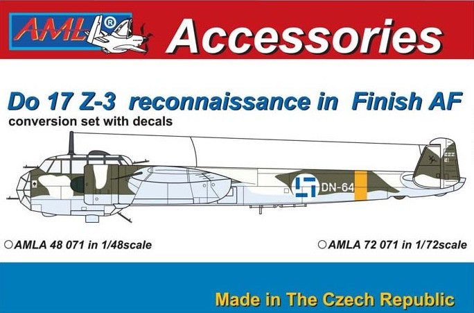 AML AMLA72071 1:72 Dornier Do-17Z-3 reconnaissance in Finnish Air Force