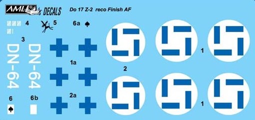 AML AMLA72071 1:72 Dornier Do-17Z-3 reconnaissance in Finnish Air Force