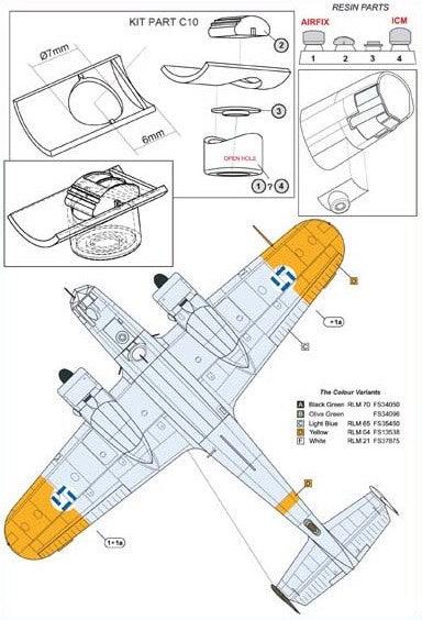 AML AMLA72071 1:72 Dornier Do-17Z-3 reconnaissance in Finnish Air Force