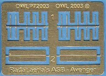 AML AMLA72072 1:72 Full radar conversion set for the Grumman TBM-3D Avenger