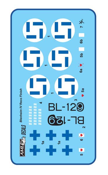 AML AMLA72074 1:72 Bristol Blenheim Mk.IV reconnaissance in Finnish Air Force