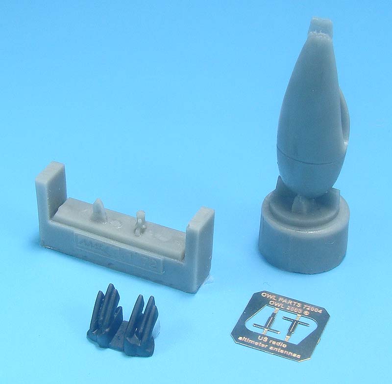 AML AMLA72075 1:72 Vought F4U-2 Corsair night fighter Full radar conversion set