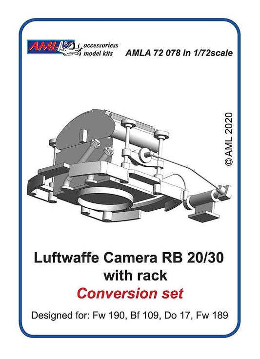 AML AMLA72078 1:72 Luftwaffe Camera RB 20/30 with rack