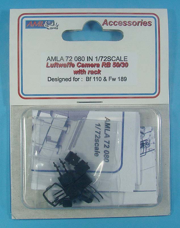 AML A72080 Luftwaffe Camera RB 50/30 with Rack Bf-110/Fw-189 1:72