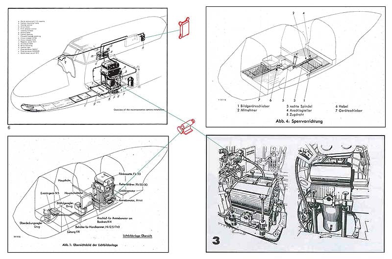 AML A72080 Luftwaffe Camera RB 50/30 with Rack Bf-110/Fw-189 1:72