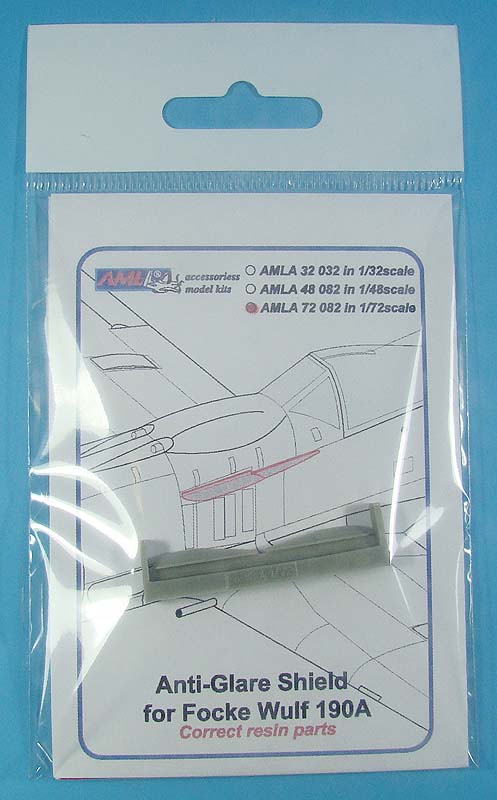 AML AMLA72082 1:72 Anti-Glare Shield for Focke-Wulf Fw-190A