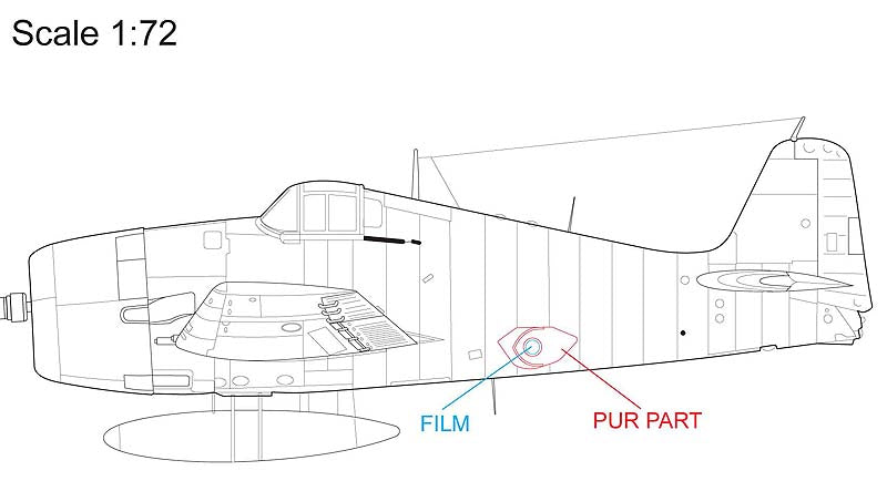 AML AMLA72083 1:72 Grumman Hellcat FR II reconnaissance