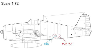AML AMLA72083 1:72 Grumman Hellcat FR II reconnaissance