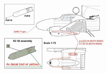 AML AMLA72086 1:72 Focke-Wulf Fw-58B/C Nachtschlacht with MG 17