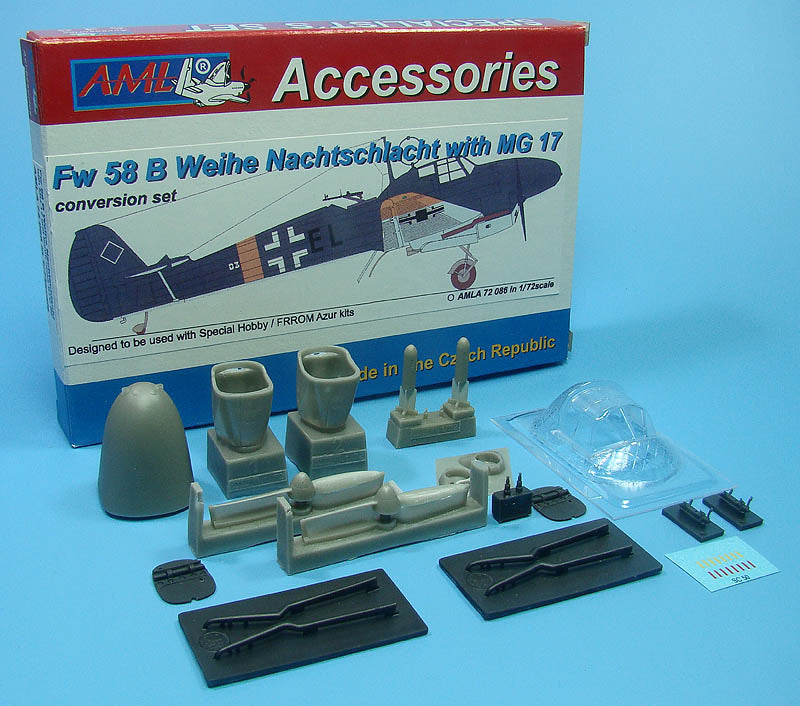 AML AMLA72086 1:72 Focke-Wulf Fw-58B/C Nachtschlacht with MG 17