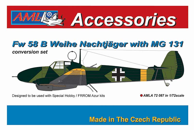 AML AMLA72087 1:72 Focke-Wulf Fw-58B/C Nachtjager with MG 131