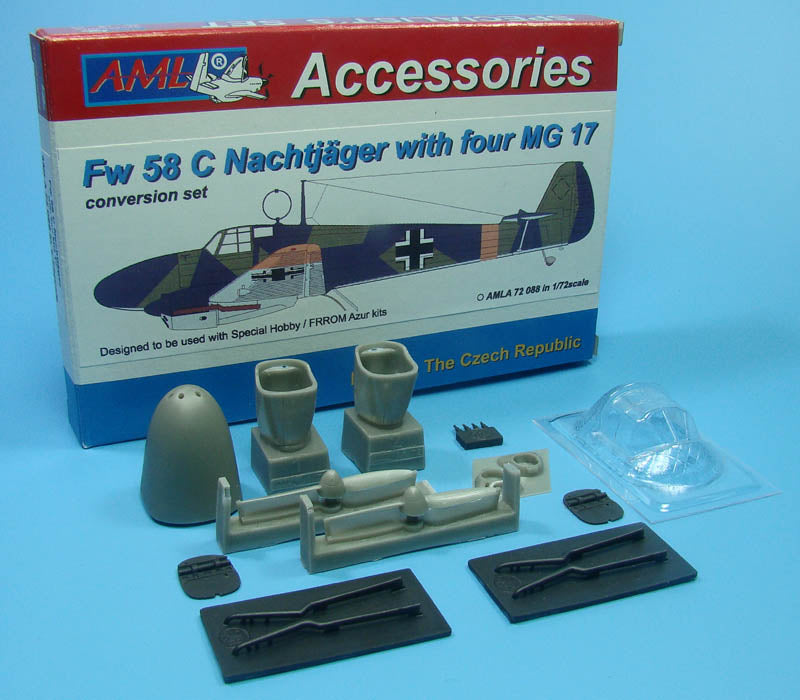 AML AMLA72088 1:72 Focke-Wulf Fw-58B/C Nachtjager with four MG 17
