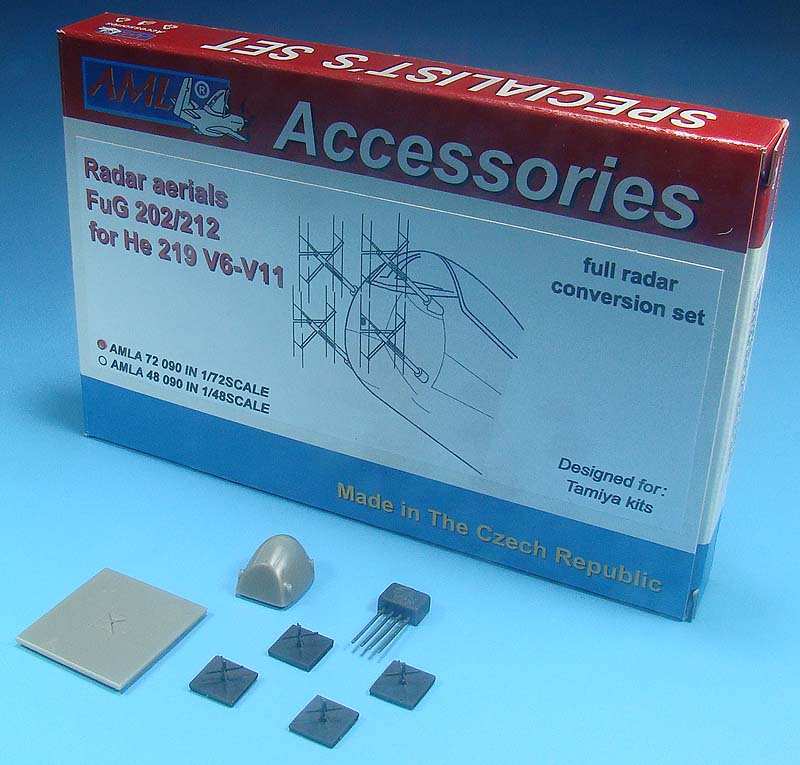 AML AMLA72090 1:72 Radar aerials FuG 202/212 for Heinkel He-219 V6-V11