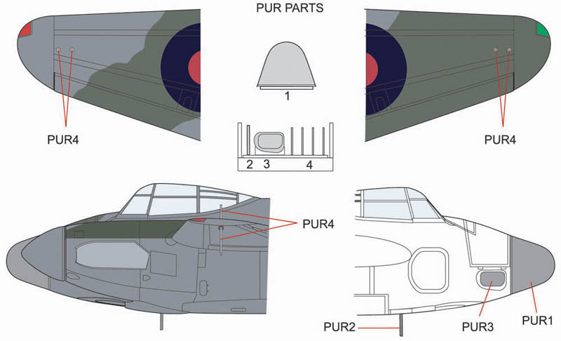 AML AMLA72093 1:72 de Havilland Mosquito NF.XII / NF.XIII with A.I