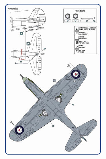 AML AMLA72094 1:72 Bell Airacobra Mk.I AH574 for Royal Navy tests