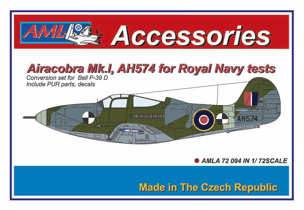AML AMLA72094 1:72 Bell Airacobra Mk.I AH574 for Royal Navy tests