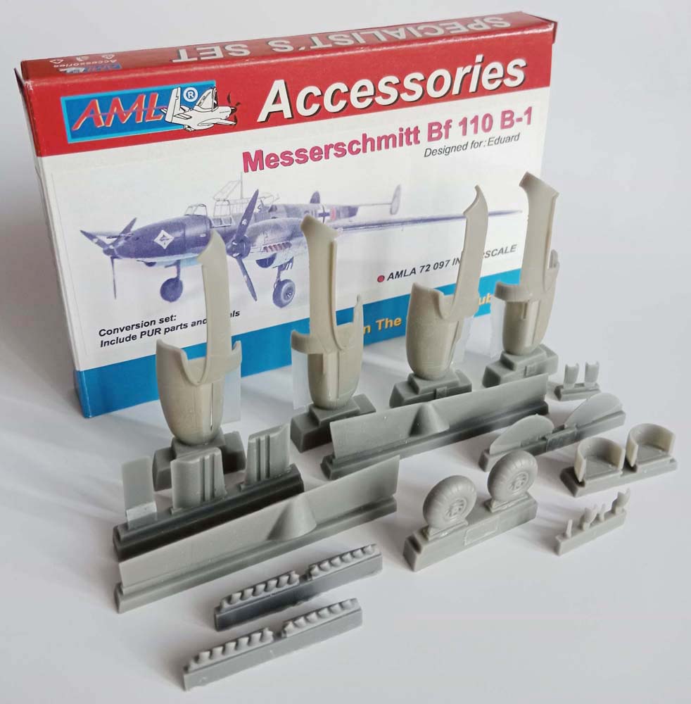 AML AMLA72097 1:72 Messerschmitt Bf-110B-1 " The conversion set