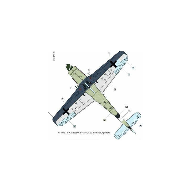 AML AMLA72022 1:72 Focke-Wulf Fw-190D-9 with the Ta-152 tail
