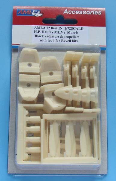 AML A72044 Halifax B Mk.I/II/V Radiators & Propellers with Tool 1:72