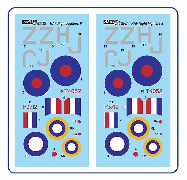 AML A72047 Hurricane & Defiant Mk.I Exhausts No.96 Sqn Part 2 1:72