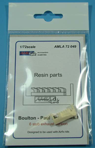 AML AMLA72049 1:72 Boulton-Paul Defiant Mk.I-6 stub exhaust versions