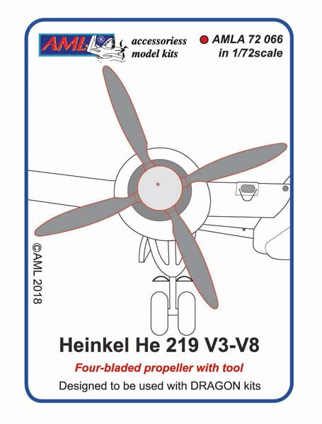 AML AMLA72066 1:72 Heinkel He-219V3-V8
