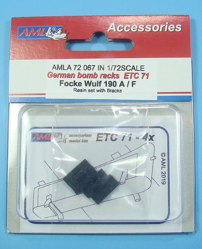 AML AMLA72067 1:72 Focke-Wulf Fw-190A/F ETC 71 bomb racks [Fw-190F]
