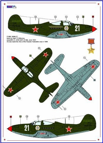 AML C2003 Curtiss P-40C & Bell P-39N Americans In Stalins Sky 3 1:32
