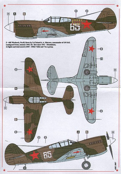 AML AMLC2004 1:32 Americans in Stalin's Sky, Part IV Masks