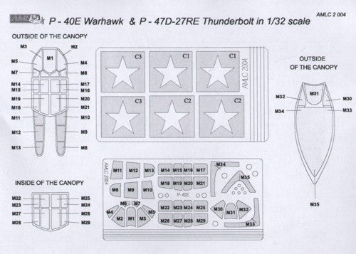 AML AMLC2004 1:32 Americans in Stalin's Sky, Part IV Masks