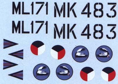 AML AMLC2010 1:32 Supermarine Spitfire Mk.IXC 2 decal versions : VY