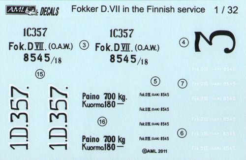 AML AMLC2017 1:32 Fokker D.VII