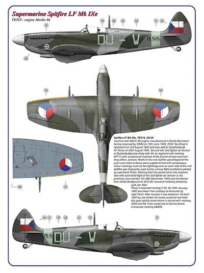 AML C2019 312th Sqn RAF Part I: Spitfire LF Mk.IXe TE515/MH356 1:32