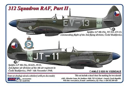 AML C2020 312 Sqn RAF Part II: Spitfire LF Mk.IXe TE523/SL625 1:32