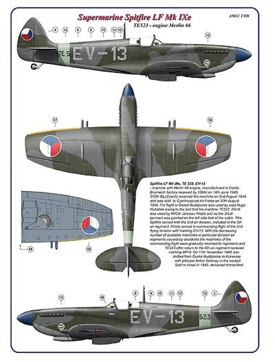 AML C2020 312 Sqn RAF Part II: Spitfire LF Mk.IXe TE523/SL625 1:32